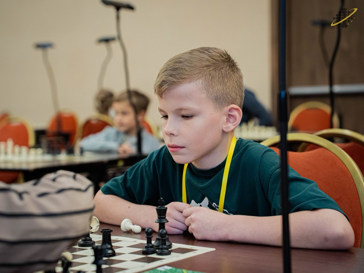 Ученик ChessHome на шахматном турнире